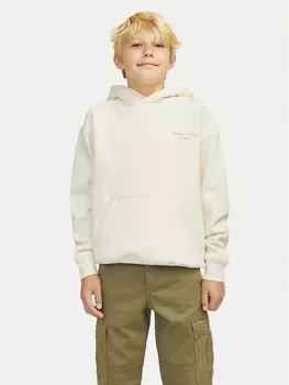 Толстовка свободного кроя Jack&Jones Junior, экрю