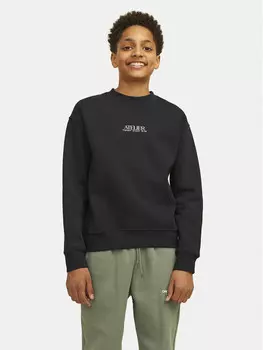 Толстовка свободного кроя Jack&Jones Junior, черный