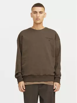 Толстовка свободного кроя Jack&Jones, коричневый