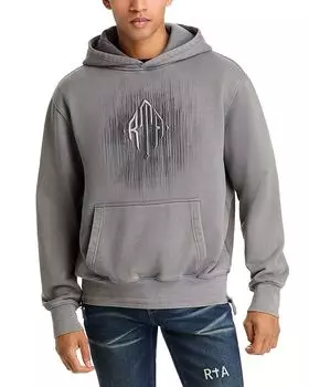 Толстовка свободного кроя Jordan Stone с вытравленной монограммой RTA, серый