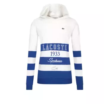 Толстовка свободного кроя Lacoste, белый