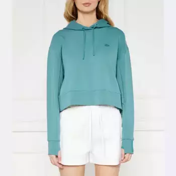 Толстовка свободного кроя Lacoste, бирюзовый