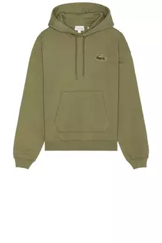 Толстовка свободного кроя Lacoste, хаки