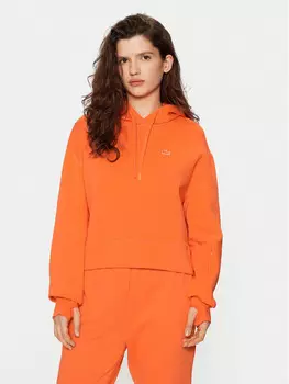 Толстовка свободного кроя Lacoste, оранжевый
