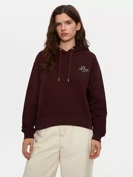 Толстовка свободного кроя Lee, красный