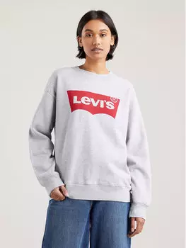 Толстовка свободного кроя Levi's, серый