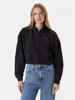Толстовка свободного кроя Linear DW0DW21163 Tommy Jeans, черный
