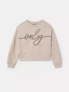 Толстовка свободного кроя Mayoral, бежевый