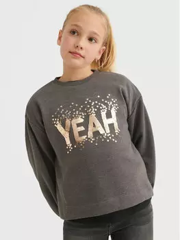 Толстовка свободного кроя Mayoral, серый