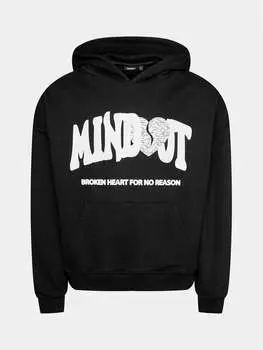 Толстовка свободного кроя Mindout, черный