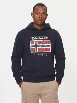 Толстовка свободного кроя Napapijri, синий