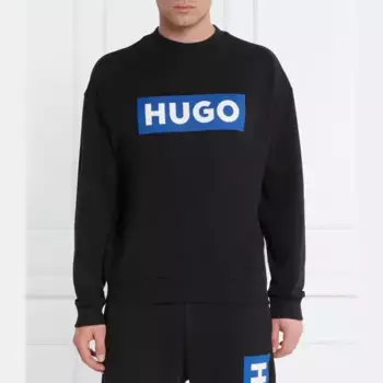 Толстовка свободного кроя Niero Hugo, черный