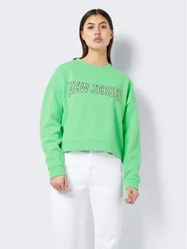 Толстовка свободного кроя Noisy May, зеленый