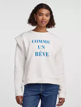 Толстовка свободного кроя Pieces, белый