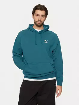 Толстовка свободного кроя Puma, зеленый