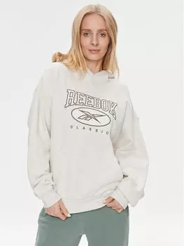 Толстовка свободного кроя Reebok, экрю