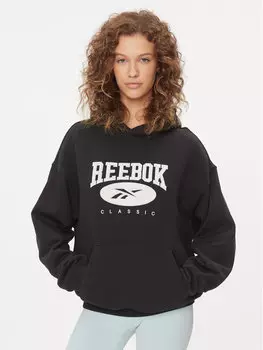 Толстовка свободного кроя Reebok, черный