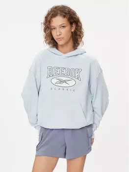 Толстовка свободного кроя Reebok, синий