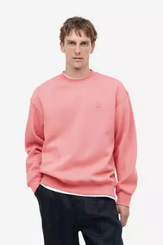 Толстовка свободного кроя с аппликацией H&M, розовый