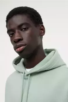 Толстовка свободного кроя с капюшоном H&M, зеленый