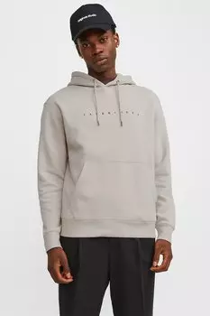 Толстовка свободного кроя с карманом-кенгуру Jack & Jones, белый