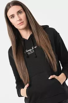 Толстовка свободного кроя с карманом-кенгуру Tommy Jeans, черный