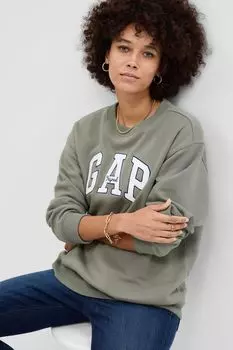 Толстовка свободного кроя с логотипом Original Gap, зеленый