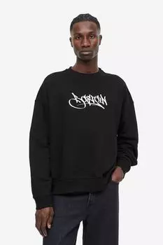 Толстовка свободного кроя с принтом H&M