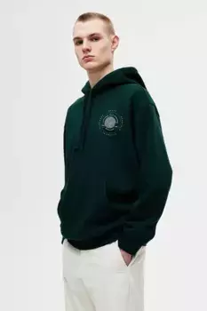 Толстовка свободного кроя с принтом H&M, зеленый