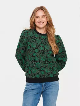 Толстовка свободного кроя Saint Tropez, зеленый