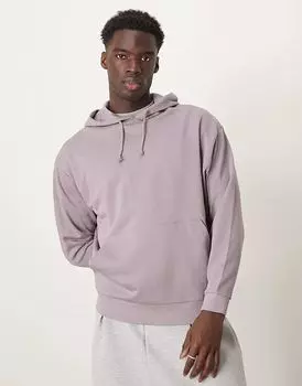 Толстовка свободного кроя сиреневого цвета ASOS DESIGN