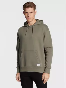 Толстовка свободного кроя Solid, зеленый