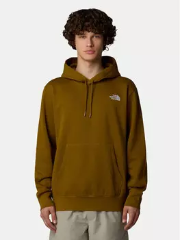 Толстовка свободного кроя The North Face, зеленый