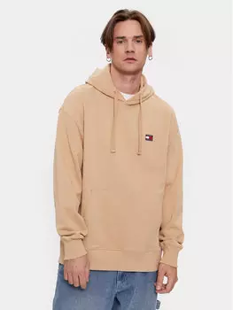 Толстовка свободного кроя Tommy Jeans, бежевый