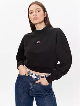 Толстовка свободного кроя Tommy Jeans, черный