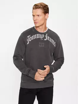 Толстовка свободного кроя Tommy Jeans, черный