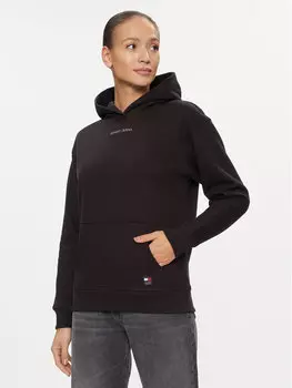 Толстовка свободного кроя Tommy Jeans, черный