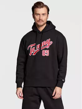 Толстовка свободного кроя Tommy Jeans, черный