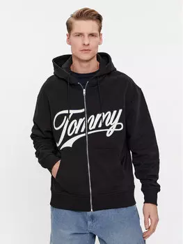 Толстовка свободного кроя Tommy Jeans, черный