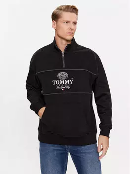 Толстовка свободного кроя Tommy Jeans, черный