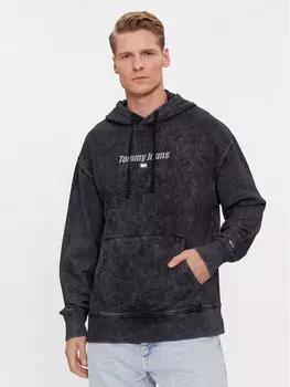 Толстовка свободного кроя Tommy Jeans, черный