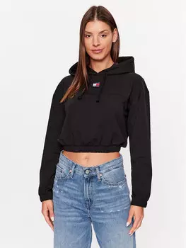 Толстовка свободного кроя Tommy Jeans, черный