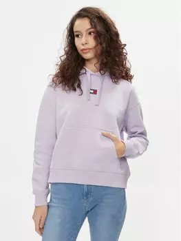 Толстовка свободного кроя Tommy Jeans, фиолетовый