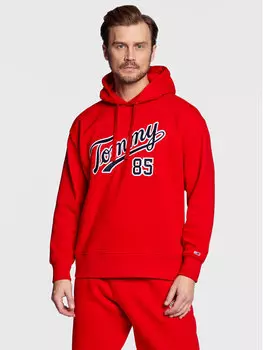 Толстовка свободного кроя Tommy Jeans, красный
