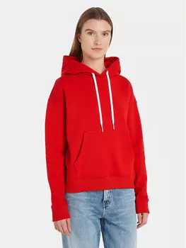 Толстовка свободного кроя Tommy Jeans, красный