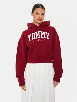 Толстовка свободного кроя Tommy Jeans, красный
