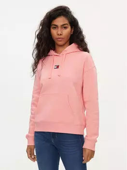 Толстовка свободного кроя Tommy Jeans, розовый