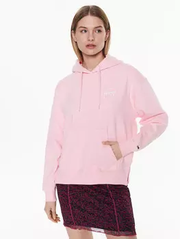 Толстовка свободного кроя Tommy Jeans, розовый