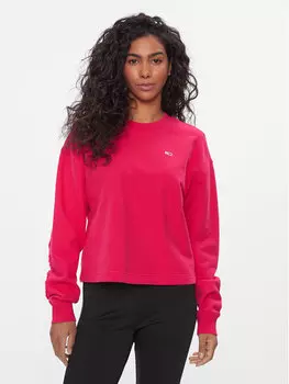 Толстовка свободного кроя Tommy Jeans, розовый