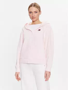Толстовка свободного кроя Tommy Jeans, розовый